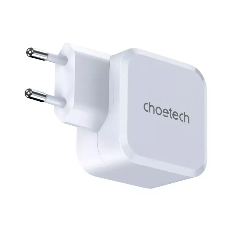 CHOETECH PD8007 GaN USB-C-Ladegerät 45 W, PD3.0, QC3.0, PPS, EU, Weiß