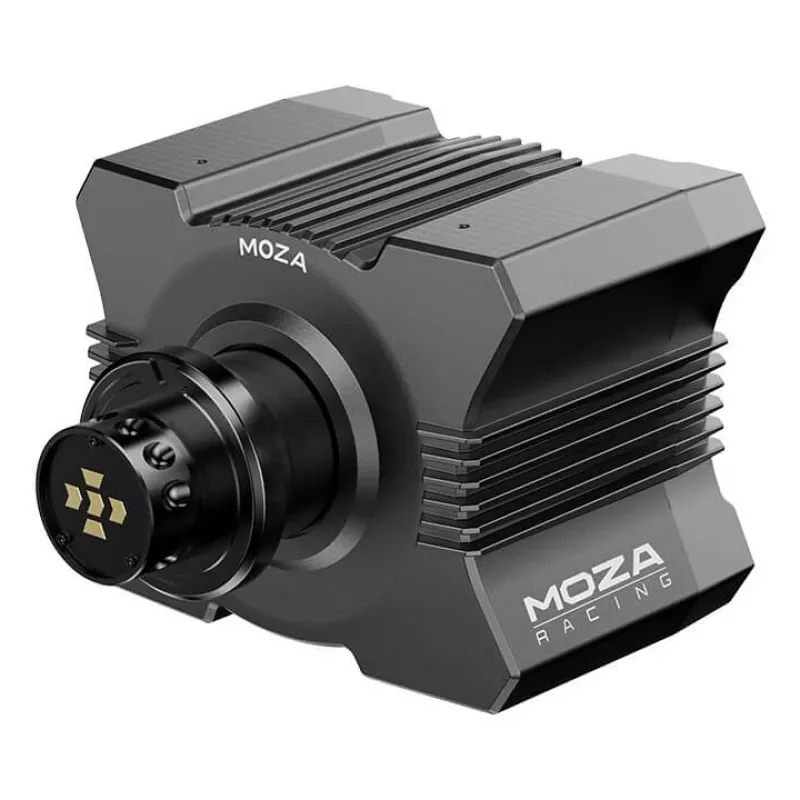 Moza Racing R5 Bundle, Lenkrad + Pedale, PC, Kabelgebunden, Schwarz, Aluminium, Leder, Stahl, Aluminium, Leder