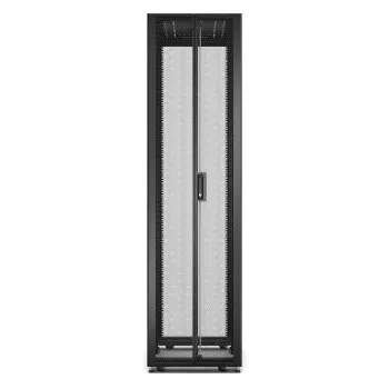 APC Easy Rack, 48U, Schwarz, mit Dach, Rollen, Füßen, 4 Halterungen und Boden, ohne Seitenwände, 2258H x 600B x 1000T mm