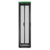 APC Easy Rack ER6800 Netzwerkschrank, 48 HE, 19", 600 x 1000 mm, mit Dach, Rollen, Füßen, 4 Halterungen, mit Boden, ohne Seitenwände, Schwarz