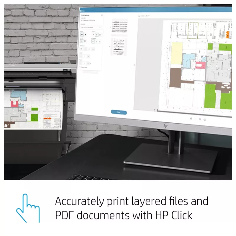 HP Designjet T830 24-in Multifunktionsdrucker