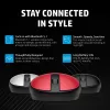 HP 240 Empire Red Bluetooth-Maus, beidhändig, optisch, Bluetooth, 1600 DPI, Rot
