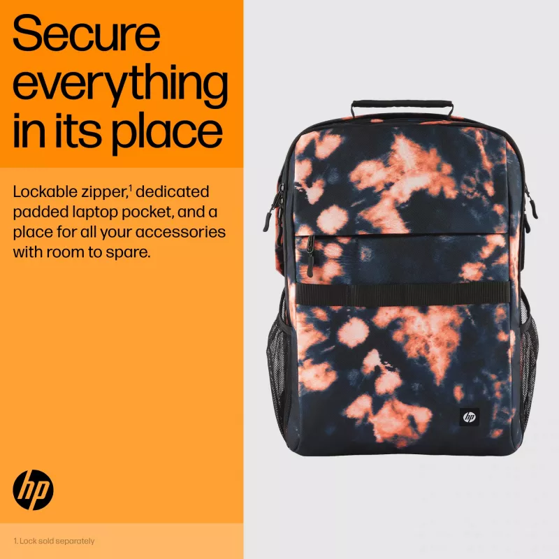 Freizeit-Rucksack HP Campus XL Marble Stone Rucksack Schwarz Grau