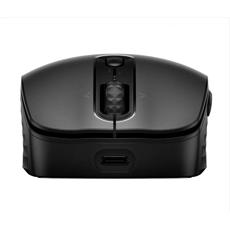 HP 695 Wiederaufladbare kabellose Maus, beidhändig, Bluetooth, 4000 DPI, Schwarz