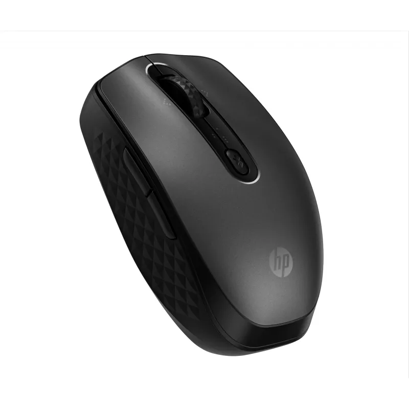 HP 695 Wiederaufladbare kabellose Maus, beidhändig, Bluetooth, 4000 DPI, Schwarz
