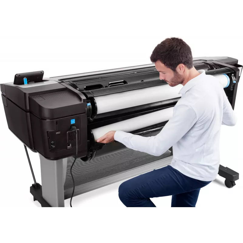 HP Designjet T1700 44-Zoll-Drucker, Thermischer Tintenstrahldruck, 2400 x 1200 DPI, HP-GL/2, TIFF, JPEG, CALS G4, URF, Cyan, Fotoschwarz, Mattschwarz, Magenta, Gelb, 2400 x 1200 DPI, 116 Seiten pro Stunde