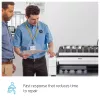 HP Designjet T1700 44-Zoll-Drucker, Thermischer Tintenstrahldruck, 2400 x 1200 DPI, HP-GL/2, TIFF, JPEG, CALS G4, URF, Cyan, Fotoschwarz, Mattschwarz, Magenta, Gelb, 2400 x 1200 DPI, 116 Seiten pro Stunde