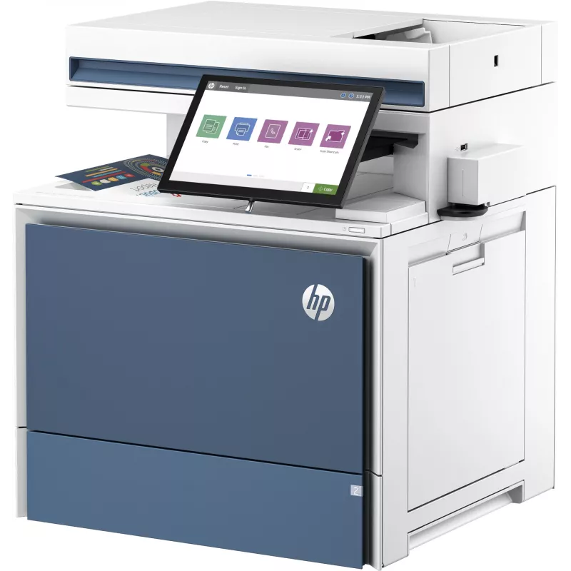 HP Color LaserJet Enterprise Flow MFP 5800zf Drucker, Laser, Farbdruck, 1200 x 1200 DPI, A4, Direktdruck, Weiß