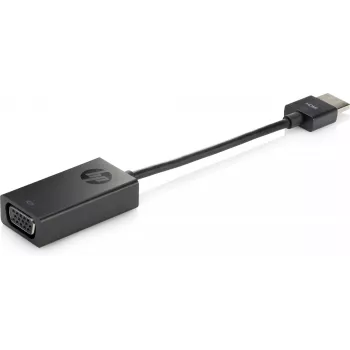 HP HDMI-auf-VGA-Adapter, 0,045 m, HDMI, VGA (D-Sub), Stecker, Buchse, Schwarz