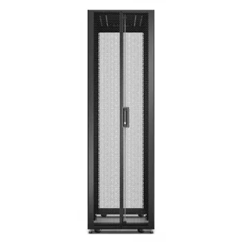 APC Easy Rack, 42U, Schwarz, mit Dach, Rollen, Füßen, 4 Halterungen und Seitenwänden, ohne Boden, 1991 x 600 x 1100 mm (H x B x T)