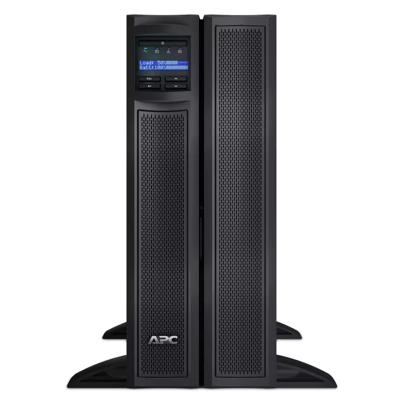 APC Smart-UPS X SMX3000HV - 3000VA, 8x C13 + 2x C19 Ausgang, USB, erweiterbare Überbrückungszeit, kurze Bautiefe
