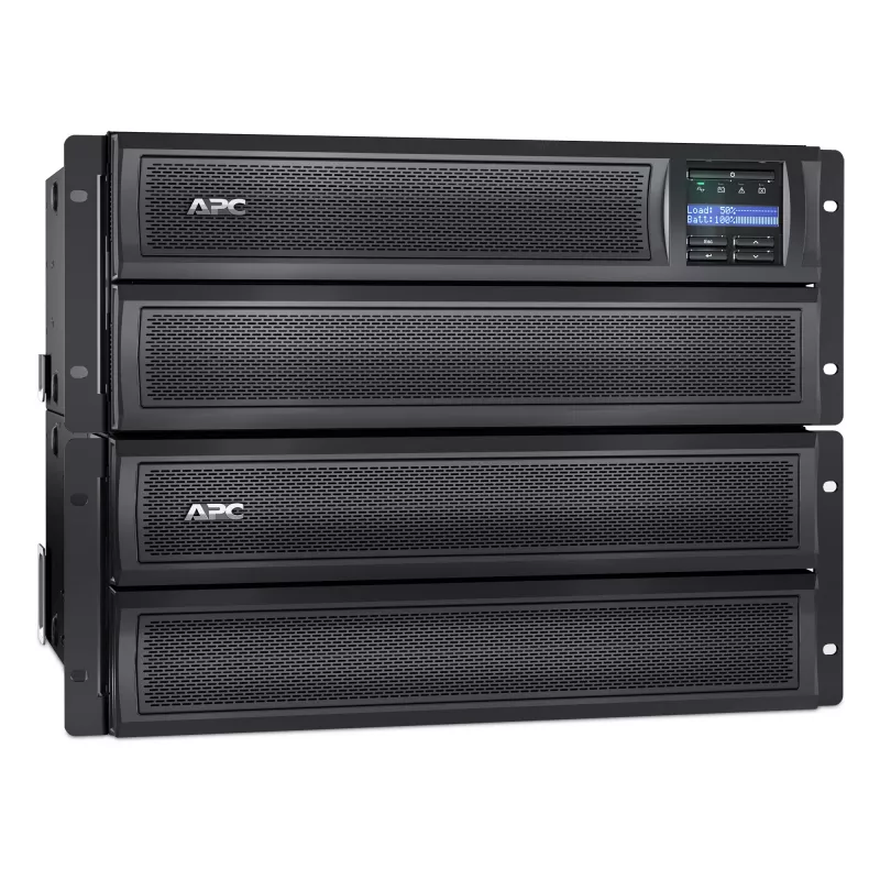 APC Smart-UPS X SMX3000HV - 3000VA, 8x C13 + 2x C19 Ausgang, USB, erweiterbare Überbrückungszeit, kurze Bautiefe