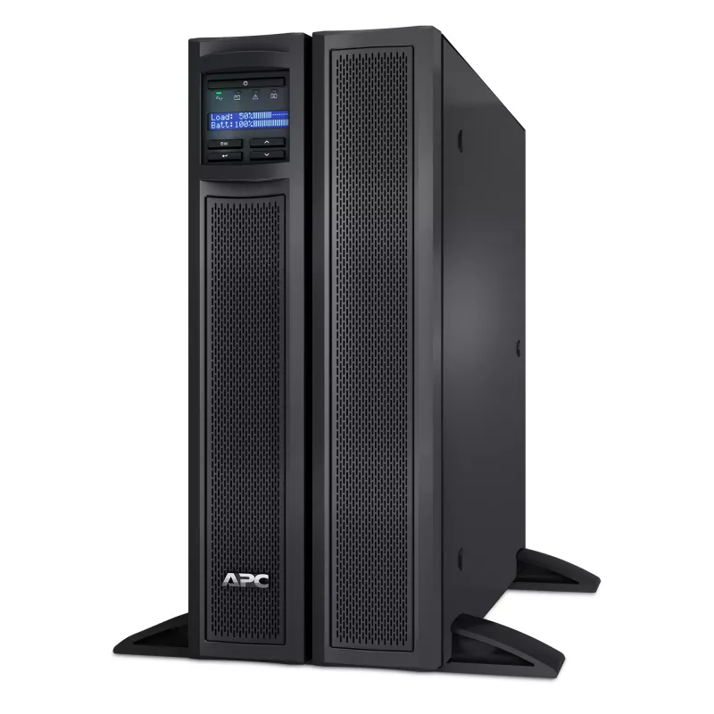APC Smart-UPS X SMX3000HVNC - 3000VA, 8x C13 + 2x C19 Steckdose, USB, erweiterbare Laufzeit, kurze Bautiefe, NMC