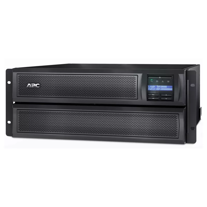 APC Smart-UPS X SMX3000HVNC - 3000VA, 8x C13 + 2x C19 Steckdose, USB, erweiterbare Laufzeit, kurze Bautiefe, NMC