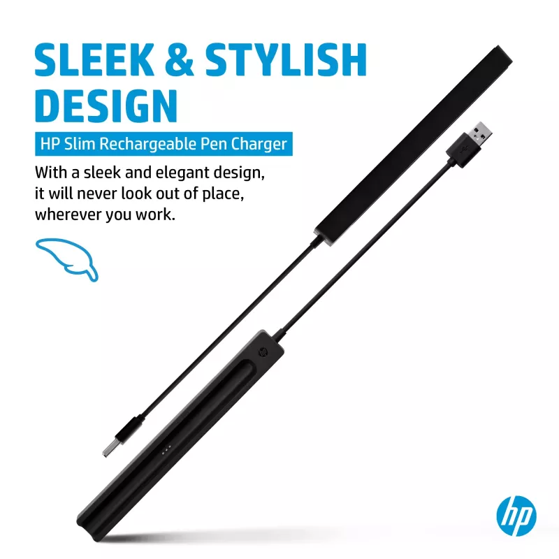 HP Ladegerät für wiederaufladbaren Slim Pen (4X491AA), USB-A
