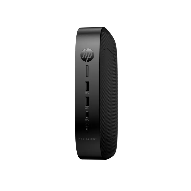 HP Pro t550 Thin Client, 2 GHz Intel Celeron J6412, 8 GB RAM, 32 GB eMMC, Intel UHD Graphics, IGEL OS, Wi-Fi 6, Schwarz