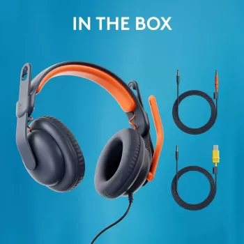 Headset Logitech Zone Learn Over Ear 3.5mm AUX