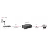 LevelOne POR-0101 PoE+-Repeater, 2x Fast Ethernet, 10Base-T/100Base-TX, bis zu 100 m, Grau