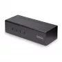 StarTech.com 4-Port Dual-Monitor DisplayPort KVM Switch, 4K 60Hz, 2x USB 5Gbps Hub Ports, 2x USB 2.0 HID Ports, Hotkey- und Tastenumschaltung, TAA-konform – 3,5 mm Audio, HDCP