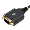 StarTech.com 3ft (1m) USB-zu-Seriell-Adapterkabel, COM-Erhalt, austauschbare Schrauben/Muttern, USB-A auf DB9 RS232, FTDI IC, ESD-Schutz, Windows/macOS/Linux