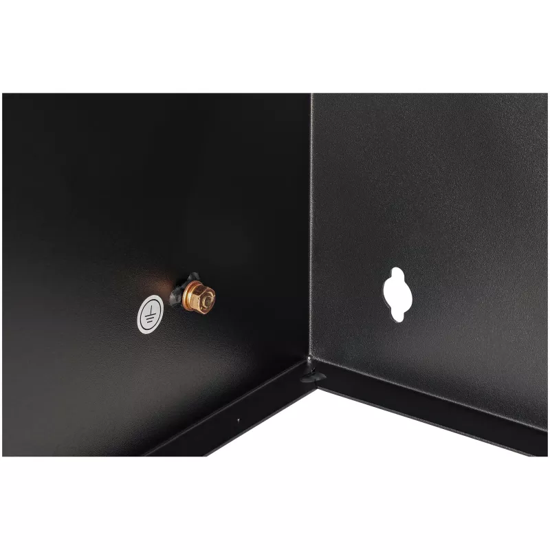 StarTech.com WALLMOUNT6 6HE Wandmontage-Halterung für Patchpanel, 19 Zoll, 35,5 cm tief, Stahl, Schwarz
