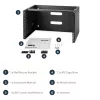 StarTech.com WALLMOUNT6 6HE Wandmontage-Halterung für Patchpanel, 19 Zoll, 35,5 cm tief, Stahl, Schwarz
