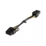 StarTech.com PCIEX68ADAP PCI-Express-Adapterkabel 6-polig auf 8-polig, 6-polig (W) auf 8-polig (M), 15,5 cm, Schwarz