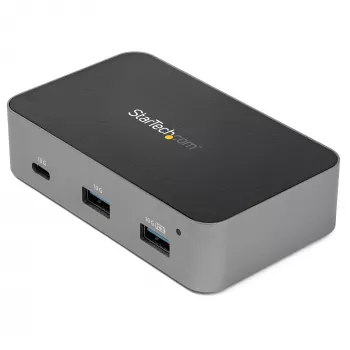 StarTech.com ~3-Port USB-C 3.2 Gen 2 Hub mit Ethernet-Adapter – 10 Gbit/s USB Typ C auf 2x USB-A & 1x USB-C-Ports – USB-Hub mit BC 1.2 Schnellladefunktion für Handys – Superspeed 10 Gbit/s USB-C-Hub