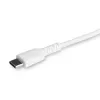 StarTech.com 1,8 m langlebiges weißes USB-C-auf-Lightning-Kabel – strapazierfähiges, robustes Aramidfaser-USB-Typ-C-auf-Lightning-Lade-/Sync-Stromkabel – Apple MFi-zertifiziertes iPad/iPhone 12