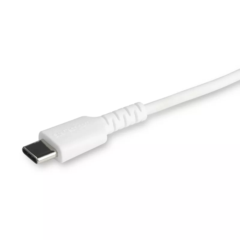 StarTech.com 1,8 m langlebiges weißes USB-C-auf-Lightning-Kabel – strapazierfähiges, robustes Aramidfaser-USB-Typ-C-auf-Lightning-Lade-/Sync-Stromkabel – Apple MFi-zertifiziertes iPad/iPhone 12