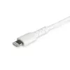 StarTech.com 1m langlebiges weißes USB-C-auf-Lightning-Kabel – robustes Aramidfaser-USB-Typ-C-auf-Lightning-Lade-/Sync-Netzkabel – Apple MFi-zertifiziert iPad/iPhone 12