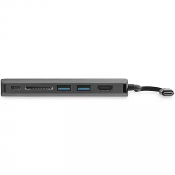 StarTech.com USB C Multiport-Adapter – USB-C Travel Dock mit 4K HDMI, 3x USB 3.0 Hub, SD/SDHC, GbE, 60W PD 3.0 Pass-Through – USB Type-C/Thunderbolt 3 – Ersetzt DKT30CSDHPD
