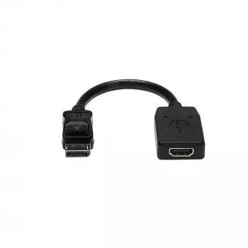 StarTech.com DP2HDMI DisplayPort-auf-HDMI-Videoadapter/-Konverter, passiv, bis zu 1920x1200, DP Stecker auf HDMI Buchse, 24 cm