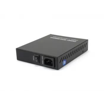 LevelOne RJ45 auf SC Managed Gigabit Media Converter, Multimode-Faser