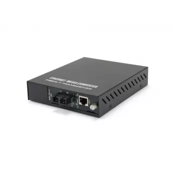 LevelOne RJ45 auf SC Managed Gigabit Media Converter, Multimode-Faser