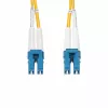 StarTech.com 2m LC zu LC (UPC) OS2 Singlemode Duplex Glasfaserkabel, 9/125µm, 100G, biegeunempfindlich, geringe Einfügedämpfung – LSZH Glasfaser-Patchkabel