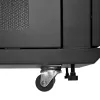 StarTech.com 4-Pfosten 18U Server-Rack-Schrank, abschließbarer 19-Zoll-Daten-Rack-Schrank für Computer / AV / IT-Equipment, Büro- / Heimnetzwerk-Rack mit Rollen & verstellbaren Montageschienen