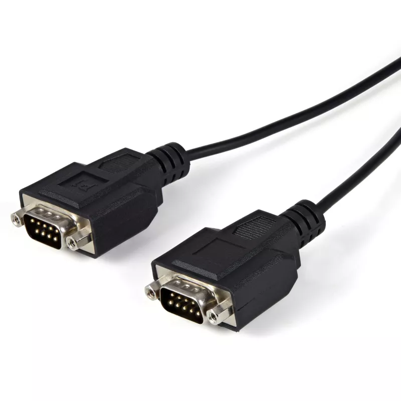 StarTech.com ICUSB2322F 2-Port FTDI USB-auf-Seriell-RS232-Adapterkabel, USB 2.0, 2,1 m, Schwarz