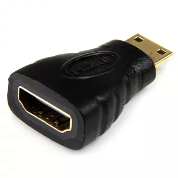 StarTech.com HDACFM HDMI-auf-Mini-HDMI-Adapter, HDMI-Buchse auf Mini-HDMI-Stecker (Typ C), 1080p, Schwarz