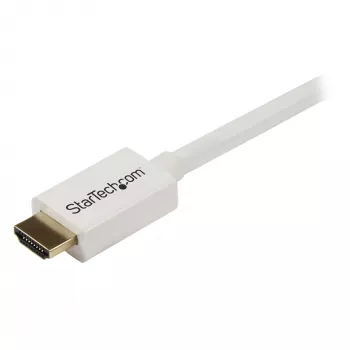 StarTech.com HD3MM7MW CL3 High-Speed-HDMI-Kabel zur Installation in Wänden, M/M, 7 m (23 ft), 30/32 AWG, vergoldet, Weiß