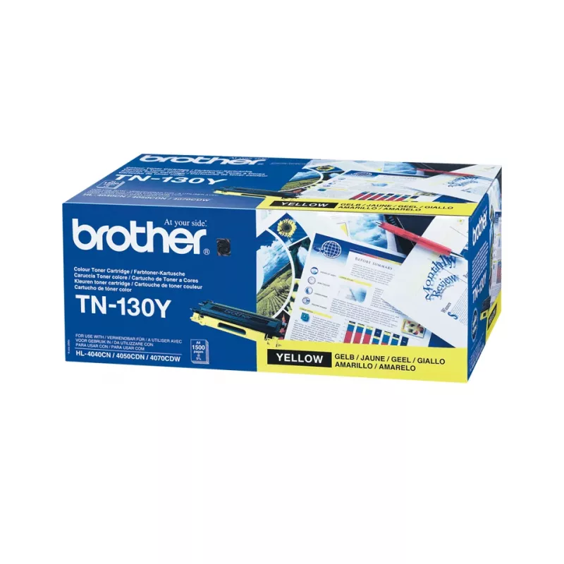Brother TN-130Y Tonerkartusche, gelb, 1500 Seiten