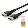 StarTech.com 0,9 m (3ft) schlank HDMI 2.0 Kabel, flexibles, Premium-zertifiziertes HDMI-Kabel mit Ethernet, UHD 4K 60Hz HDR10, robustes Aramidfaser-Design mit TPE-Mantel