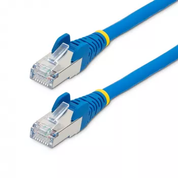 StarTech.com 3m CAT6a Ethernet-Kabel - Blau - Halogenfrei raucharm (LSZH) - 10GbE 500MHz 100W PoE++ Rastnasenschutz RJ-45 mit Zugentlastung S/FTP Netzwerk-Patchkabel