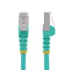 StarTech.com 3m CAT6a Ethernet-Kabel - Aqua - Low Smoke Zero Halogen (LSZH) - 10GbE 500MHz 100W PoE++ Snagless RJ-45 mit Zugentlastung S/FTP Netzwerk-Patchkabel