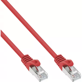 InLine Patchkabel SF/UTP Cat.5e rot 3m