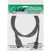 InLine Stromadapterkabel, IEC-60320 C20 auf C13, 3x1,5 mm², max. 10 A, 1 m