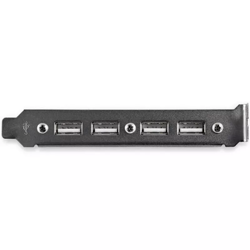 StarTech.com USBPLATE4 4-Port USB 2.0 Buchse Slotblech-Adapter mit 2x 10-Pin-Mainboard-Header