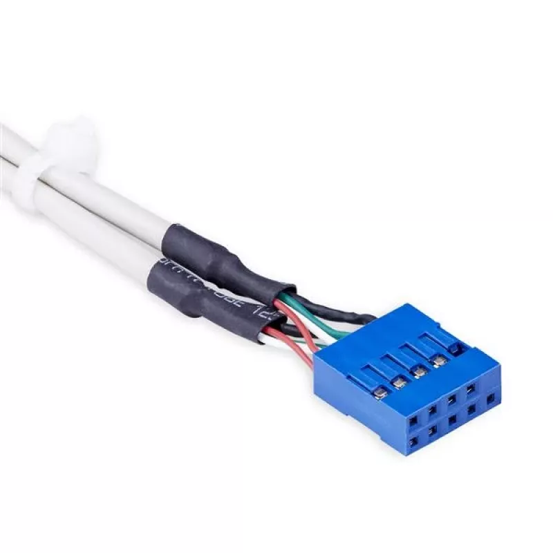 StarTech.com USBPLATE4 4-Port USB 2.0 Buchse Slotblech-Adapter mit 2x 10-Pin-Mainboard-Header