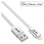 InLine Lightning USB-Kabel, für iPad, iPhone, iPod, silber/alu 2m MFi-zertifiziert