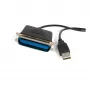 StarTech.com 6 ft USB-auf-Parallel-Druckeradapter - M/M, Schwarz, Centronics, USB A, 1,9 m, Stecker/Stecker, USB A, Centronics 36